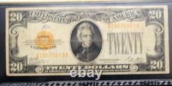 1928 $20 Twenty Dollar Gold Certificate Note Pcgs Very Fine 25 Fr# 2402