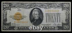 1928 $20 U. S. Gold Certificate Very Fine Banknote Fr 2402