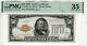 1928 $50 Gold Certificate Note Fr. 2404 Aa Block Pmg Choice Very Fine Vf 35(205a)