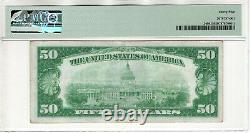 1928 $50 Gold Certificate Note Fr. 2404 Aa Block Pmg Choice Very Fine Vf 35(205a)
