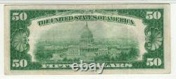 1928 $50 Gold Certificate Note Fr. 2404 Aa Block Pmg Choice Very Fine Vf 35(623a)