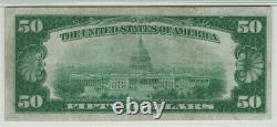 1928 $50 Gold Certificate Note Fr. 2404 Aa Block Pmg Very Fine Vf 30 (901a)