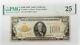 1928 Gold Certificate $100 FR# 2405 Woods/Mellon PMG VF25 Very Fine Stained/Rust