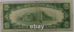 1928 Gold Certificate, $10 VF