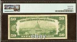 1928 Gold Certificate $ 50 Dollars PMG VF 25