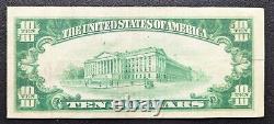 1928 Series $10 Gold Certificate Hamilton VF Fr. 2400 Pinholes