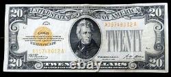 1928 USA $20 Gold Certificate Note Fr #2402 Very Fine