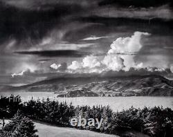 1950/70 ANSEL ADAMS Golden Gate San Francisco Landscape Photo Engraving 16x20
