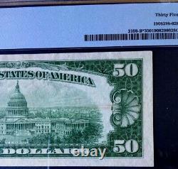 1950a $50 Federal Reserve Star Note Pmg35 Choice Very Fine. New York 3917a
