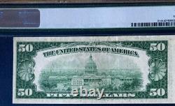 1950d $50 Federal Reserve Star Note Chicago Pmg35 Choice Very Fine 8924f