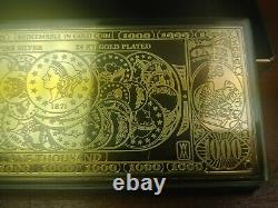 1997 Half Pound (8 Try oz.) Golden Certificate. 999 Pure Fine Silver Washington