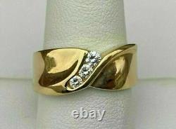 1Ct Round Cut Certificate Moissanite Mean Engagement Ring 14K Gold Plated Silver