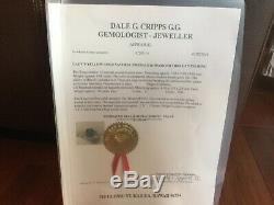 1.08CTW COLUMBIAN EMERALD & 0.50CTW DIAMOND 18K GOLD RING certificate appraisal