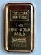 1-Ounce Gold Bar Credit Suisse 999,9 Fine Gold encased with certificate