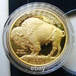 2006-W $50 GOLD BUFFALO PROOF 1 Troy Oz FINE GOLD with BOX & COA Brilliant MINT