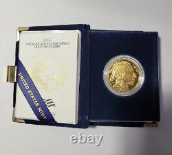 2006 W American Buffalo $50 Gold Proof 1 Ounce 9999 Fine With box & Certificate