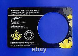 2015 $20 RCM HOWLING WOLF 1/10th OZ. 99999 FINE GOLD COIN With ASSAY CERTIFICATE