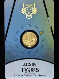 2022 Korea Gold 1/10 Ounce ZISIN Tigris Assay Certificate. 999 Fine