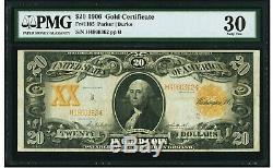 $20 1906 Fr# 1185 GOLD CERTIFICATE PMG Very Fine 30 VF30