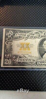 $20 1922 Fr. 1187 Large Gold Certificate Speelman-White Fine
