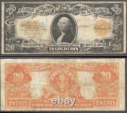 $20 1922 Gold Certificate Fr. 1187 Speelman and White Fine