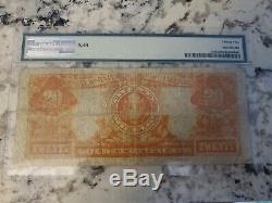 $20 1922 Gold Certificate US Bank Note Very Fine PMG
