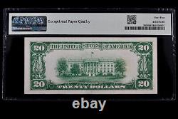 $20 1928 PMG 64 EPQ Gold Certificate A34525616A Fr. 2402 Single Year Issue