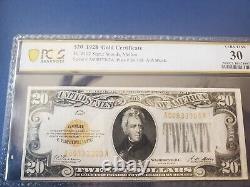 $20 Fr. # 2402 1928 GOLD CERTIFICATE PCGS VF 30