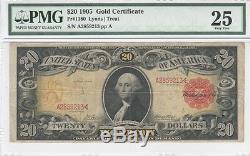 $20 Gold Certificate, 1905, FR1180 Lyons-Treat, PMG Very Fine 25 TECHNICOLOR