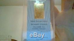 24K Fine Gold Ingot Credit Suisse 2.5 Grams Fine Gold Bar 999.9 With Certificate