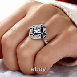 2.88Ct Round Cut Lab-Created Diamond Modern 1930's Vintage Antique Art Deco Ring