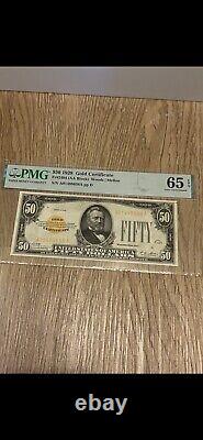 $50.00 Gold Certificate