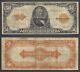 $50 1922 Gold Certificate==fr. 1200==grant==gold Seal==very Fine