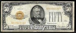 $50 1928 Gold Certificate Fr. 2404 FIFTY DOLLAR GOLD SEAL Very Fine