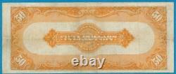 $50. Fr. 1200 1922 Gold Seal Gold Certificate Very Fine