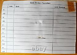 5 gram Credit Suisse 9999 Fine Gold Bar with Bezel -1979 Assay Certificate