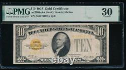 AC 1928 $10 Gold Certificate PMG 30 Fr 2400