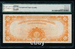 AC Fr 1173 1922 $10 Gold Certificate PMG 35 EPQ