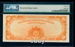 AC Fr 1173 1922 $10 Gold Certificate PMG 64 EPQ Uncirculated