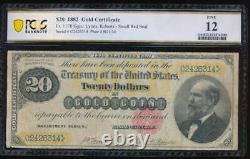 AC Fr 1178 1882 $20 Gold Certificate PCGS 12