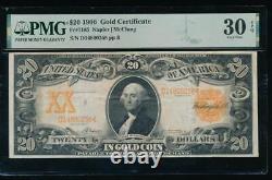 AC Fr 1183 1906 $20 Gold Certificate PMG 30 EPQ