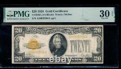 AC Fr 2402 1928 $20 Gold Certificate PMG 30 EPQ