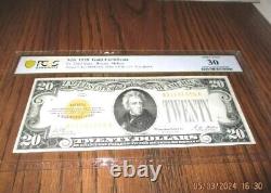 AWESOME Crisp Choice VF++ 1928 $20 GOLD CERTIFICATE! PCGS 30