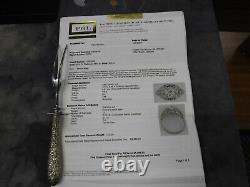 Antique 18KW-Platinum JACKSON Designer 1.23 cttw Diamond Ring with Certificate