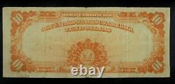 Attractive 1922 $10 Gold Certificate. (19) Very Fine Condition