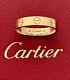 Authentic Cartier Love Ring 18k Yg, Certificate Of Authenticity, Ret Us $1,110