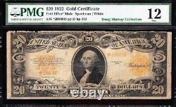 Awesome RARE Fine STAR NOTE 1922 $20 GOLD CERTIFICATE! PMG 12! FREE SHIP! 908D