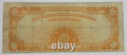 BARGAIN Series of 1922 Large Size $10 Gold Certificate FINE Fr#1169