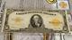 Beautiful 1922 $10 Gold Certificate Choice Very Fine+ Condition Tp-4182