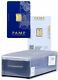Box of 25 PAMP Suisse 1 Gram. 9999 Fine Gold Bars Fortuna with Assay Certificate